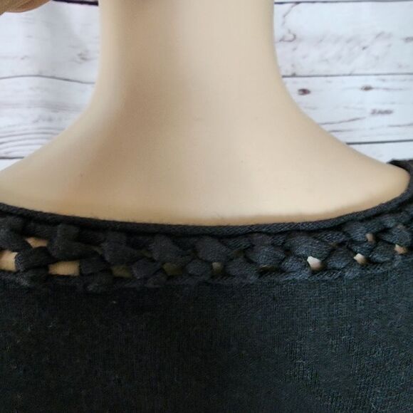 Catherine Malandrino Black Sweater Dress Medium - Picture 5 of 9